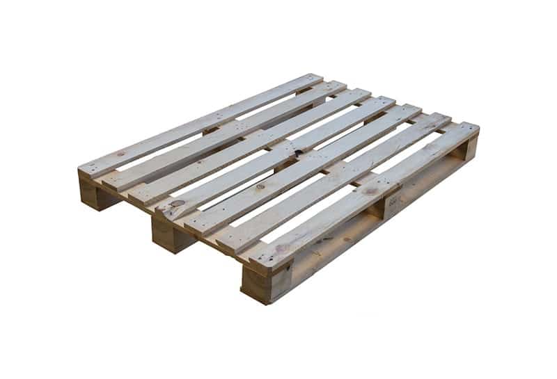 Blokpallet 800×1200 semi zwaar 3 onderlat nieuw/ tweedehands